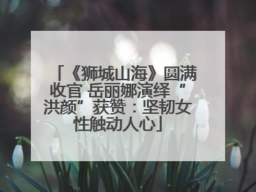 《狮城山海》圆满收官 岳丽娜演绎“洪颜”获赞:坚韧女性触动人心