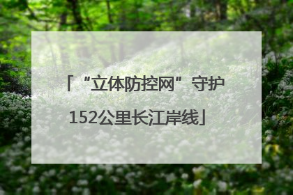 “立体防控网”守护152公里长江岸线