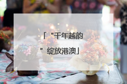 “千年越韵”绽放港澳
