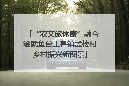 “农文旅体康”融合绘就鱼台王鲁镇孟楼村乡村振兴新图景