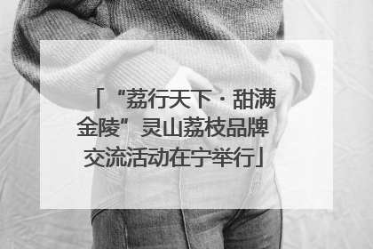 “荔行天下・甜满金陵”灵山荔枝品牌交流活动在宁举行