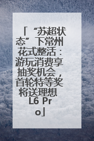 “苏超状态”下常州花式整活：游玩消费享抽奖机会，首轮特等奖将送理想 L6 Pro