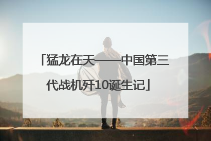 猛龙在天——中国第三代战机歼10诞生记