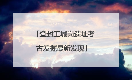 登封王城岗遗址考古发掘最新发现