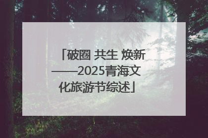 破圈 共生 焕新——2025青海文化旅游节综述