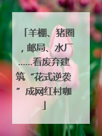 羊棚、猪圈，邮局、水厂……看废弃建筑“花式逆袭”成网红村咖