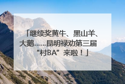 继续奖黄牛、黑山羊、大鹅……昆明禄劝第三届“村BA”来啦！