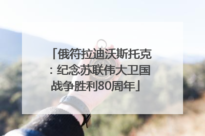 俄符拉迪沃斯托克：纪念苏联伟大卫国战争胜利80周年