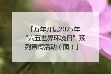 万年开展2025年“六五世界环境日”系列宣传活动（图）