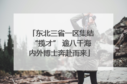东北三省一区集结“揽才” 逾八千海内外博士奔赴而来