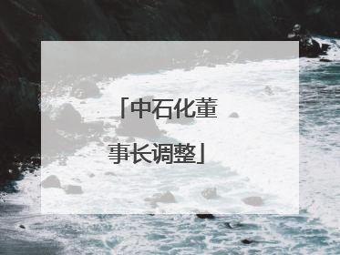 中石化董事长调整