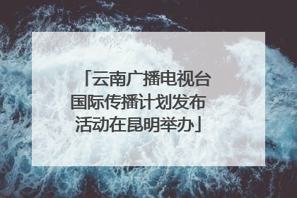 云南广播电视台国际传播计划发布活动在昆明举办