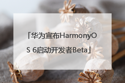 华为宣布HarmonyOS 6启动开发者Beta