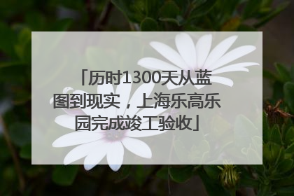 历时1300天从蓝图到现实，上海乐高乐园完成竣工验收