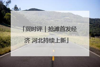 冀时评｜抢滩首发经济 河北持续上新