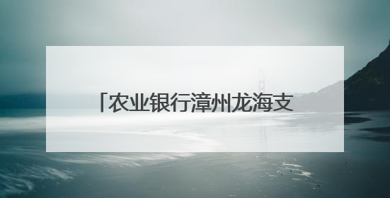 农业银行漳州龙海支行积极开展“普及金融知识万里行”活动