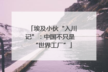 埃及小伙“入川记”：中国不只是“世界工厂”
