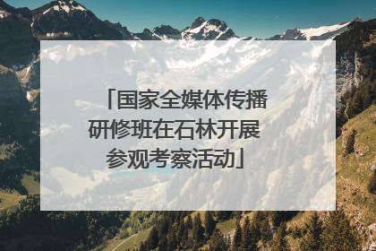 国家全媒体传播研修班在石林开展参观考察活动
