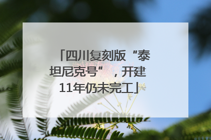 四川复刻版“泰坦尼克号”，开建11年仍未完工