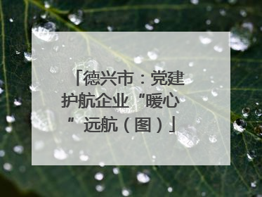 德兴市：党建护航企业“暖心”远航（图）