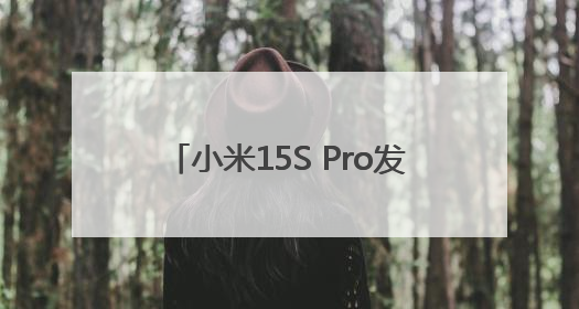 小米15S Pro发布：享受国补优惠4999元起，首发搭载小米自研芯片“玄戒O1”3nm旗舰处理器