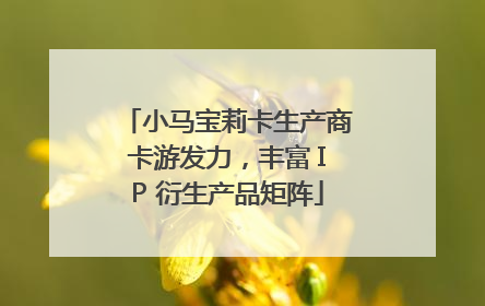 小马宝莉卡生产商卡游发力，丰富 IP 衍生产品矩阵