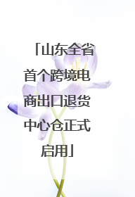 山东全省首个跨境电商出口退货中心仓正式启用