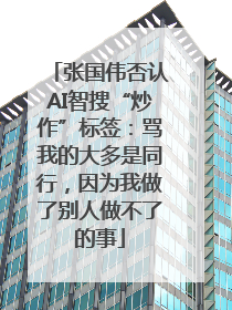 张国伟否认AI智搜“炒作”标签：骂我的大多是同行，因为我做了别人做不了的事
