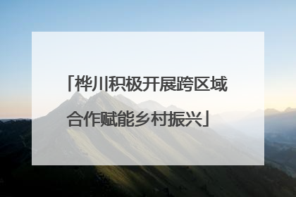 桦川积极开展跨区域合作赋能乡村振兴