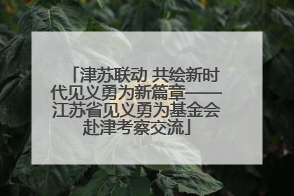 津苏联动 共绘新时代见义勇为新篇章——江苏省见义勇为基金会赴津考察交流