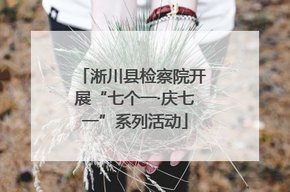 淅川县检察院开展“七个一·庆七一”系列活动