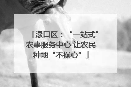 渌口区：“一站式”农事服务中心 让农民种地“不操心”