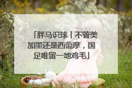 胖马识球丨不管美加墨还是西葡摩，国足唯留一地鸡毛