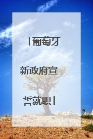 葡萄牙新政府宣誓就职
