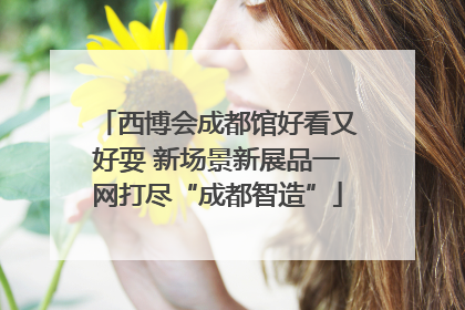 西博会成都馆好看又好耍 新场景新展品一网打尽“成都智造”