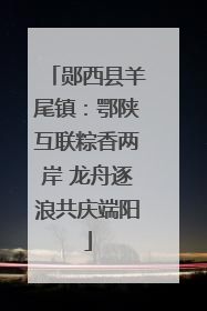 郧西县羊尾镇：鄂陕互联粽香两岸 龙舟逐浪共庆端阳