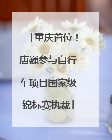 重庆首位！唐巍参与自行车项目国家级锦标赛执裁