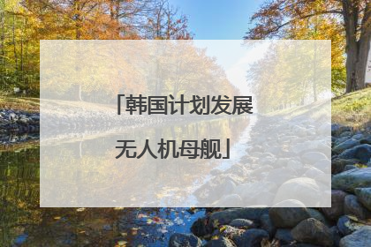 韩国计划发展无人机母舰