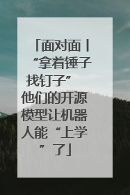 面对面丨“拿着锤子找钉子” 他们的开源模型让机器人能“上学”了