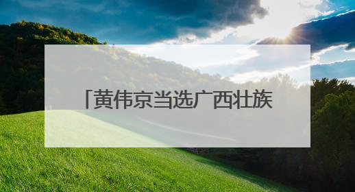 黄伟京当选广西壮族自治区总工会主席