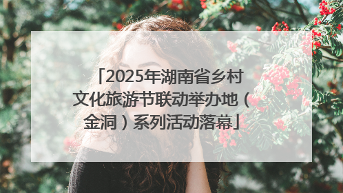 2025年湖南省乡村文化旅游节联动举办地（金洞）系列活动落幕