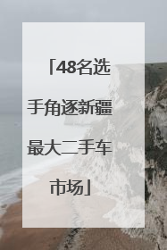 48名选手角逐新疆最大二手车市场