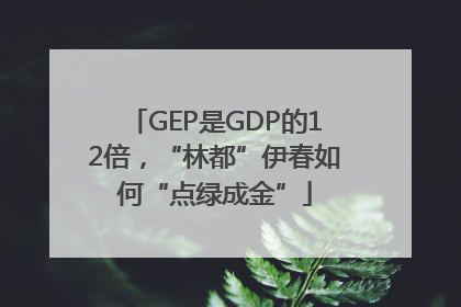 GEP是GDP的12倍，“林都”伊春如何“点绿成金”